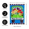 Evergreen Springtime Truck Garden Applique Flag 12.5 x 18 Inches Indoor Outdoor Decor - 2 of 4