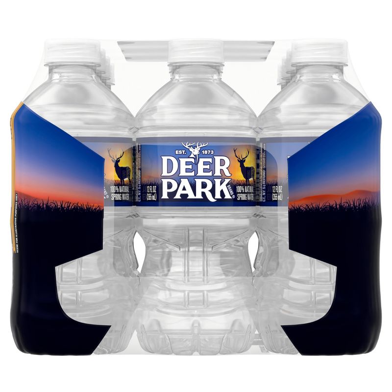 Deer Park Brand 100% Natural Spring Water - 12pk/12 fl oz Bottles, 4 of 10