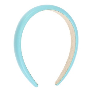 Unique Bargains Women's Classic Elegant PU Headband 0.87" Width 4.92" ID 1 Pc - 1 of 4