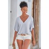 Women's Button Down V-Neck Top - LASCANA - 2 of 4