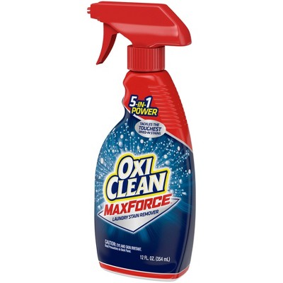 OxiClean Max Force Laundry Stain Remover Spray 12 Oz : Target