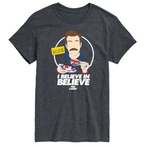 Men's - Ted Lasso - I Believe In Believe Short Sleeve Graphic T-Shirt - 1 of 4