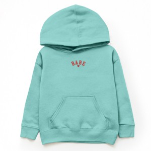 The Juniper Shop Embroidered Babe Heart Youth Hoodie - 1 of 4