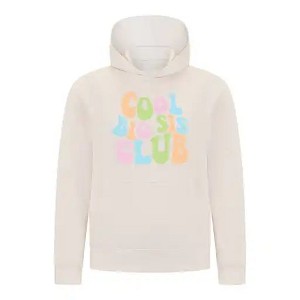 Everyday Kids Cool Big Sis Club Girls Pullover Hoodie – Colorful Sibling Sweatshirt - 1 of 4
