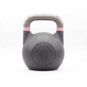 Kettlebell Kings Competition Kettlebell Weight For Women & Men, 50 lb, Light Gray - 1 of 4