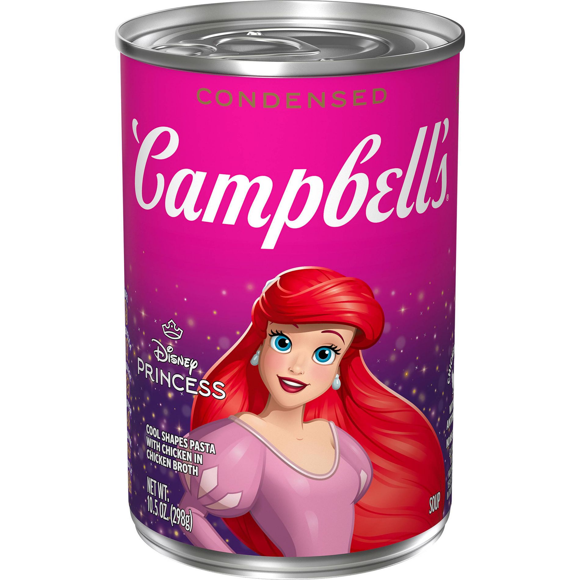 Campbell's Condensed Disney's Princess Chicken & Pasta Shapes Soup - 10.5oz