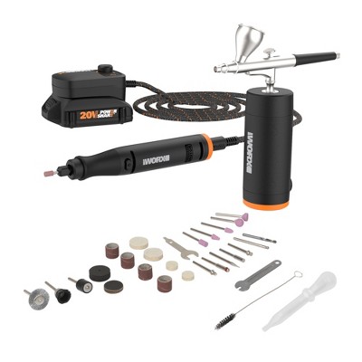 Worx WX992L Rotary Tool, Air Brush Kit