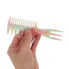 Unique Bargains 3 in 1 Fish Bone Hair Comb 1 Pc - 3 of 4