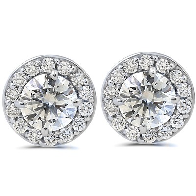 Pompeii3 1/4ct Diamond Studs 14k White Gold : Target