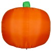 Gemmy Halloween Inflatable Flat Styled Jack O' Lantern with Creepy Face, 7.5 ft Tall, Multi - 3 of 4