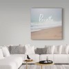 Trademark Fine Art -Laura Marshall 'Serene Sea I' Canvas Art - 3 of 3