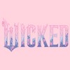 Juniors Wicked: For Good Floral Pink and Purple Logo T Shirt - 2 of 4