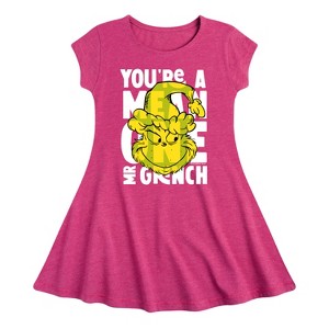 Girls' - Dr. Seuss -  Fit & Flair Cap Sleeve Dress - 1 of 3