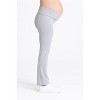 Women's Roll Over Waistband Flare Legging | Motherhood Maternity - 3 of 4