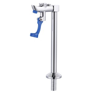 WOWOW Commercial Deck Mounted Glass Filler Faucet, 9 in. High-Arc Glass Filling Water Station in Brushed Nickel - 1 of 4