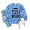 Simply Sage Market Women's Graphic Sweatshirt Hustle and Heart Football - 3 of 4