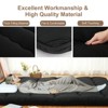 Japanese Futon Floor Mattress, 3 '' Thicken Futon, Portable & Foldable Tatami Mat for Camping Dormitory Yoga Sleep Nap Meditation - 3 of 4