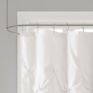 LunaLulinlk Tufted Semi-Sheer Shower Curtain - 1 of 4