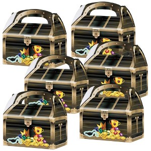ArtCreativity Treasure Chest Treat Boxes for Kids (Pack of 12) - 1 of 4