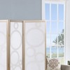 NicBex 4-Panel Room Divider for Home, Divider for Room Separation, Modern Folding Fabric Privacy Screen with Circle Pattern for Home & Office - 2 of 4