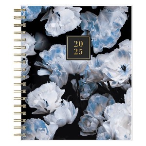 Rachel Parcell 2025 Daily/Monthly Planner 9.2"x8.4" Evening Garden: Wire-Bound, Adult Stationery, Tabs, Black - 1 of 4