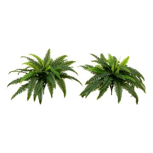 Nearly Natural 40-in UV Resistant Artificial Boston Fern (Indoor/Outdoor) - Set of 2 - 1 of 1