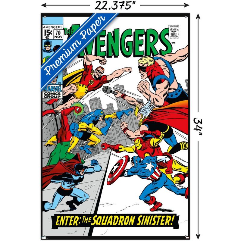 Trends International Marvel Comics - Avengers #70 Unframed Wall Poster Prints, 3 of 7
