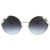 Bvlgari BV 6159 278/8G Womens Round Sunglasses Pale Gold 54mm - 2 of 3