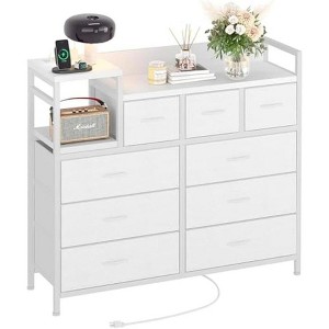 Jojoka Modern TV Stand with Built-in Charging Station - 1 of 4