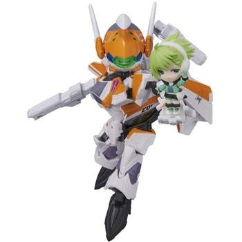 VF-31E Siegfried Chuck Mustang Use Version and Reina Prowler Set Tiny Session | Macross Delta | Bandai Spirits Action figures