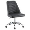 Kumasinova Adjustable Height Home Office Chair,Desk Chair with Diamond-Tufted Backrest,Ergonomic Office Chair for Living Room,Bedroom,Study Room - 2 of 4