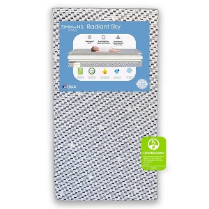 Simmons Kids' Dual Sided Baby Crib Mattress and Toddler Mattress - Radiant Sky - 1 of 4