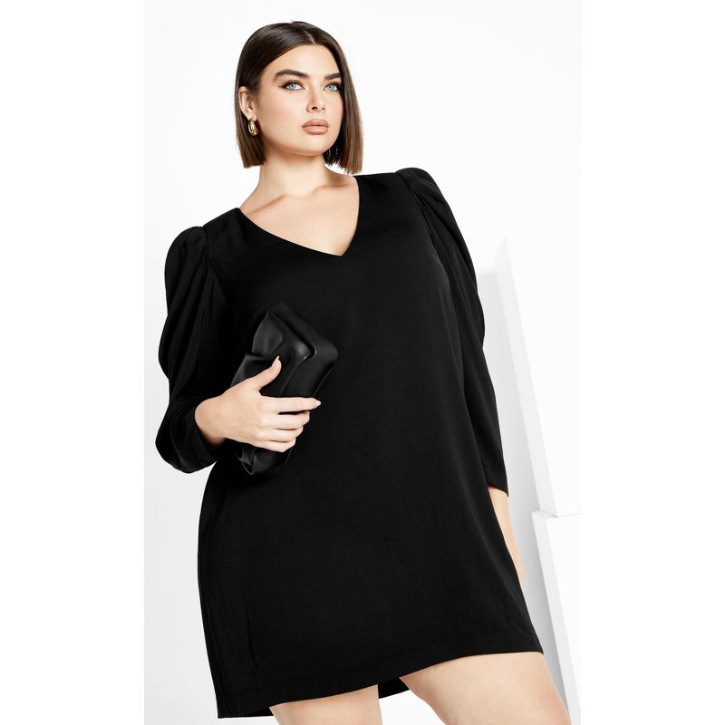 Women's Plus Size Katalina Dress - black | AVENUE, 2 of 7