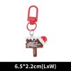 Unique Bargains Christmas Keychain Lobster Clasp Alloy Resin 2.56"x0.87" 1 Pc - 2 of 3
