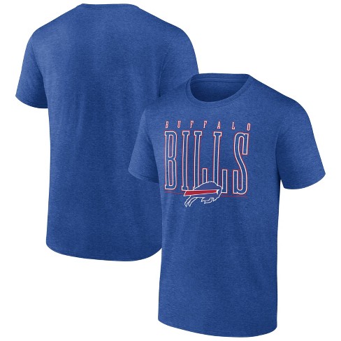 Nfl Buffalo Bills Men's Tallest Player Heather Short Sleeve Bi-blend T-shirt  : Target