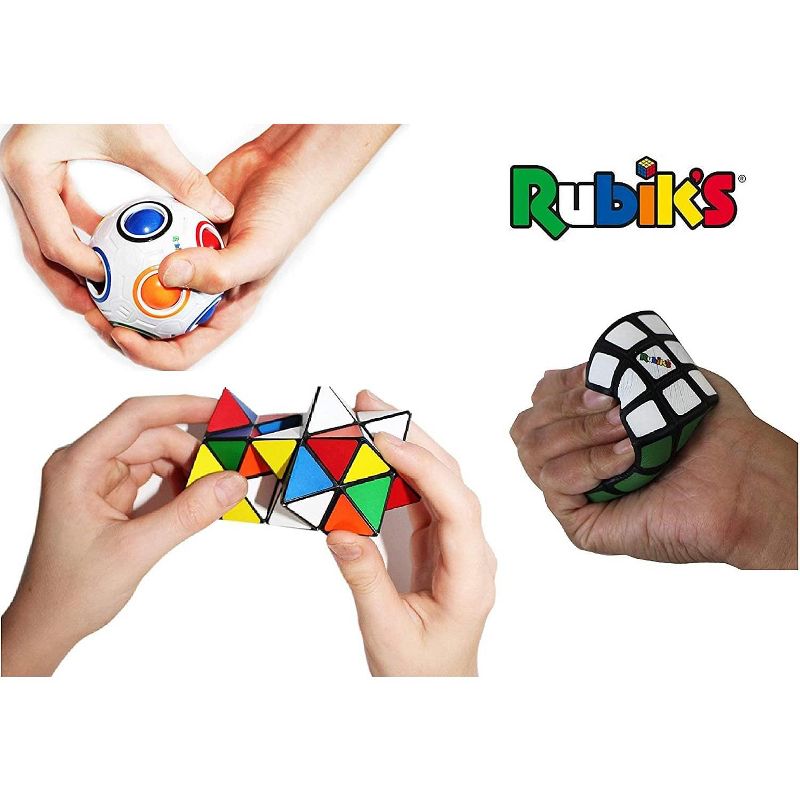 Brand Partners Group Rubiks 3 Piece Gift Set | Rainbow Ball | Squishy Cube | Magic Star, 3 of 5