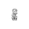 Black Bow Jewelry Sterling Silver Moose Bead Charm - 3 of 4