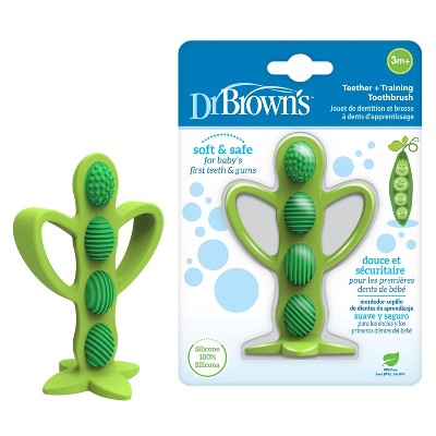 Dr. Brown's Peapod Teether & Training Toothcare Set - 2ct