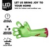 Joyfy 9 FT Long Halloween Inflatables Outdoor Decoration, Giant Zombie Arm Inflatable with Built-in LEDs for Halloween Yard Lawn Garden Decoration - 2 of 4