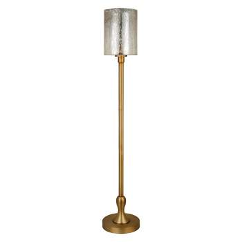 Hampton & Thyme 68.75" Tall Floor Lamp with Glass Shade 