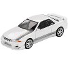 Nissan Skyline GT-R (R32) RHD  "Veilside Combat C-I" White with Gray Stripes Limited Edition 1/64 Diecast Model Car by Mini GT - 4 of 4