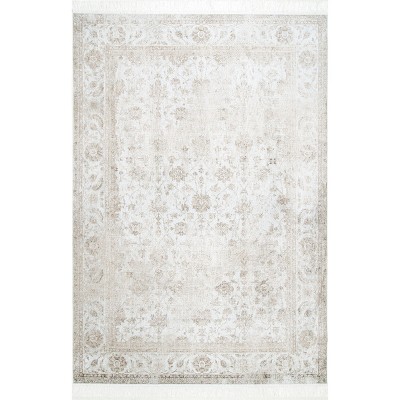 Nuloom Elyse Vintage Floral Fringe Indoor Area Rug