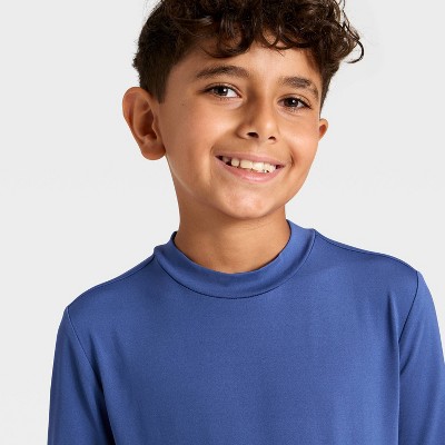 Cat & Jack Boys' Long Sleeve Rash Guard Top - Cat & Jack™ White L — фото 3