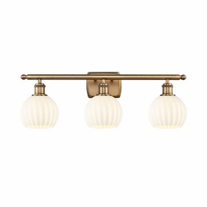 White Venetian - 3 Light Bath Vanity In Modern Style-9 Inches Tall and 26 Inches Wide - 1 of 1