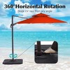 Hyleory 132'' Round Cantilever Umbrella - 3 of 4
