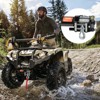 VEVOR Electric Winch,3000 lb Line Pull Capacity,12V DC ATV/UTV Winch with Φ3/16 in x 39 ft 7 Strands Steel Cable Roller Fairlead Wired Remote Control - 2 of 4