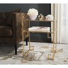 Berdine Accent Table - FOX2560A - Gold/Mirror - Safavieh Couture - 2 of 4