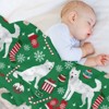DSANE Jindo Dog Christmas Christmas Throw Blanket Soft Fleece Christmas Blanket Cozy Flannel Throw for Couch Bed - 4 of 4