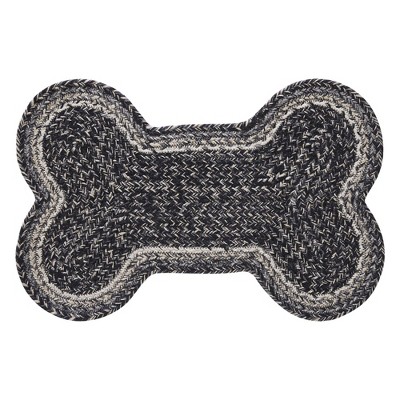 Sawyer Mill Black White Indoor/Outdoor Medium Bone Rug 15x23