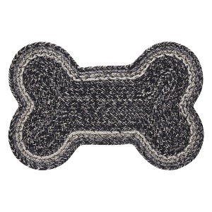 Sawyer Mill Black White Indoor/Outdoor Medium Bone Rug 15x23 - 1 of 4